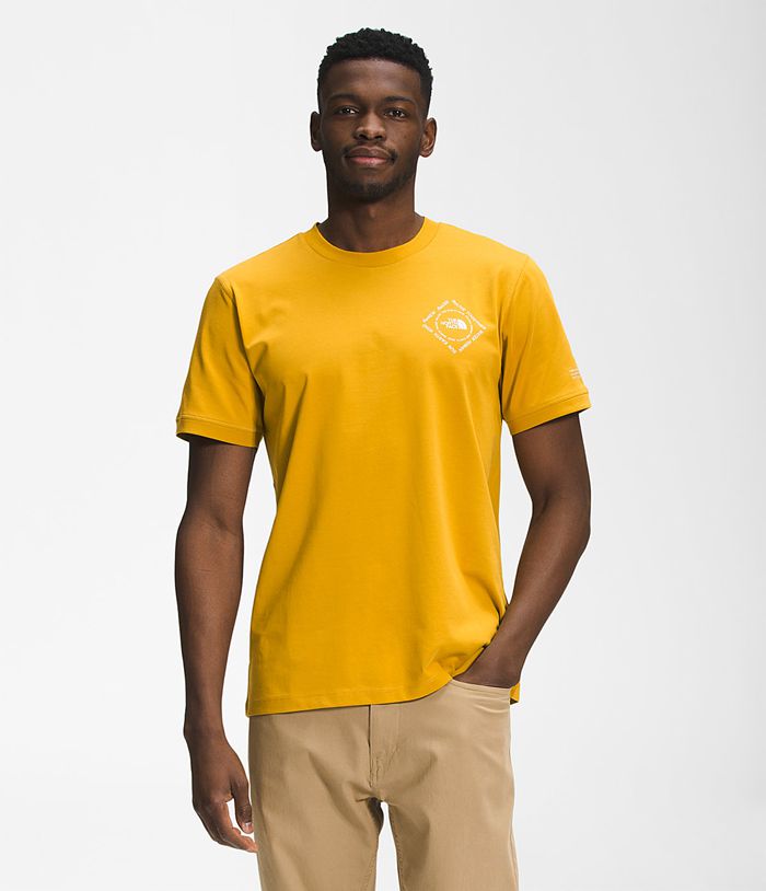 Camiseta The North Face Hombre Amarillo Manga Corta Himalayan Bottle Source 95478IJFO